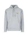 Carhartt American Script Hoodie In Gray