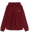 Carhartt American Script Hoodie In Red
