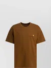 Carhartt American Script Short Sleeve T-shirt In Brown