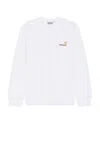 Carhartt Crewneck Sweatshirt In Cotton With Embroidered Logo In White