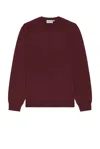 Carhartt American Script Sweater In Malbec