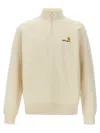 Carhartt Off-white Half Zip American Script Sweatshirt