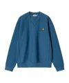 Carhartt American Script Sweatshirt In Blue