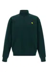 Carhartt American Script Style Sweatshirt For Casual Wear In Blue