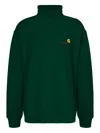 Carhartt American Script Sweatshirt In Green