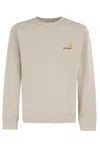 Carhartt American Script Sweatshirt In Neutral