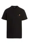 Carhartt American Script T-shirt In Black