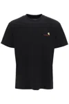 Carhartt American Script T-shirt In Black (black)