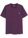 Carhartt American Script T-shirt In Purple