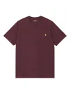 Carhartt American Script Organic Cotton T-shirt In Red