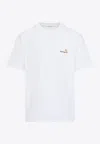 Carhartt Wip Ss Amarican Script Tshirt In White