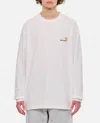Carhartt White American Script Cotton Blend Sweatshirt In White