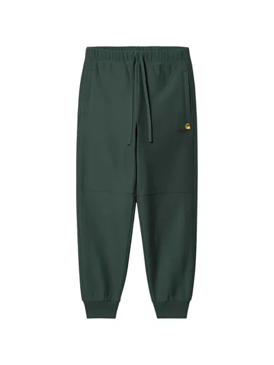 Carhartt American Script Track Pants In Green