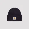 Carhartt Wip Speckled Lokers Black Wool Anglistic Beanie In Black