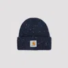 Carhartt Wip Speckled Jupiter Blue Wool Anglistic Beanie In Blue