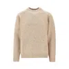 Carhartt 'anglistic' Crewneck Sweater In Gold