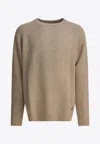 Carhartt Anglistic Crewneck Sweater In Sand