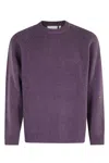 Carhartt Alten Deep Night Crewneck Sweater In Purple