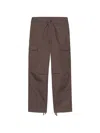 Carhartt Ankle-drawstring Cargo Pants In Brown