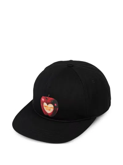 Carhartt Apple Print Cap In Black