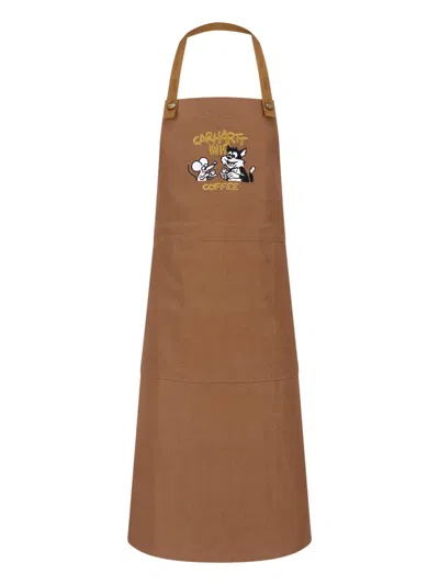 Carhartt Apron "coffee Break" In Blue