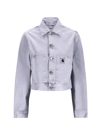 Carhartt Arca Buttoned Pocket Denim Jacket In Multi