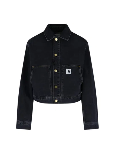CARHARTT 'ARCA' DENIM CROPPED JACKET