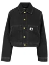 Carhartt Black Arca Denim Jacket In Black