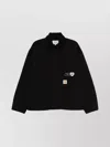 Carhartt Work In Progress Og Arcan Graphic Organic Cotton Canvas Jacket In Black