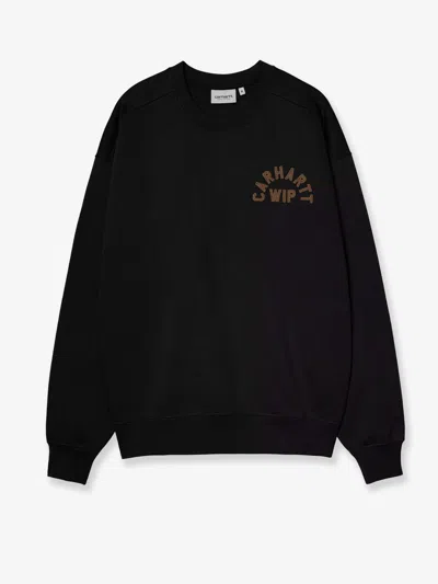 Carhartt Arch Script Logo-embroidered Sweater In Black