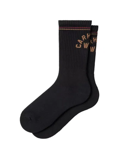 Carhartt Arch Script Socks In Black