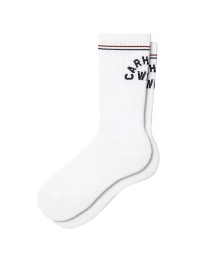 Carhartt Arch Script Socks In White