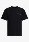 Carhartt Archive Script Printed T-shirt In Black