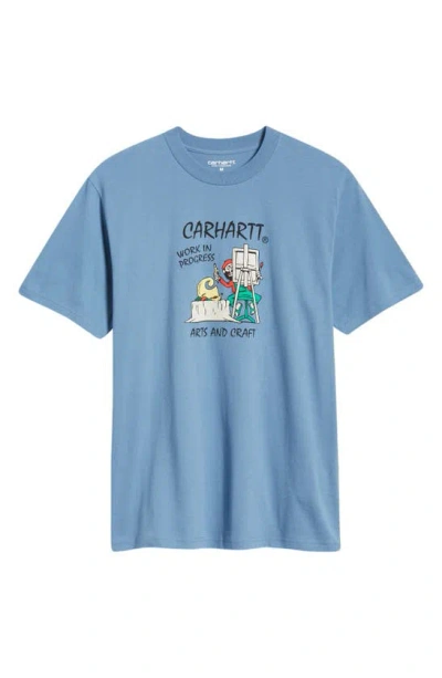 Carhartt Art Supply Organic Cotton Graphic T-shirt In Sorrent