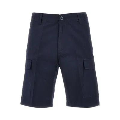 Carhartt 'aviation' Cargo Shorts In Blue