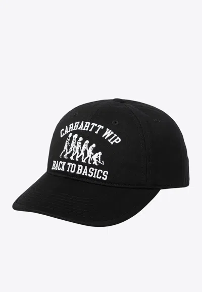 Carhartt Back To Basics Embroidered Cap In Black