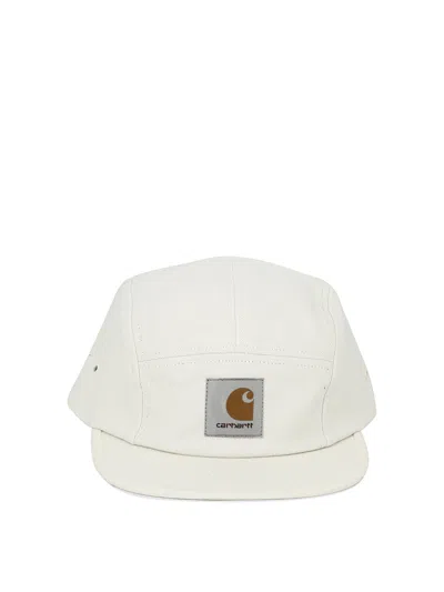 Carhartt Backley Flat Peak Cap In White
