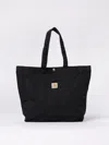 Carhartt Bayfield Tote In Denim Nero Uomo In Black