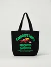 Carhartt Wip Graphic Canvas Tote Bag In Black