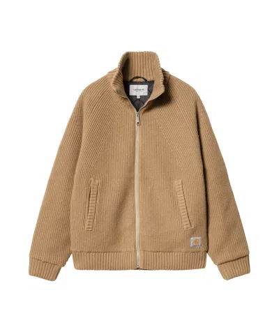 Carhartt Balley Sweater Jacket In Nude