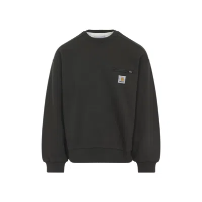 CARHARTT BALLOON FIT DETROIT SWEATSHIRT WITH ZIP POCKET