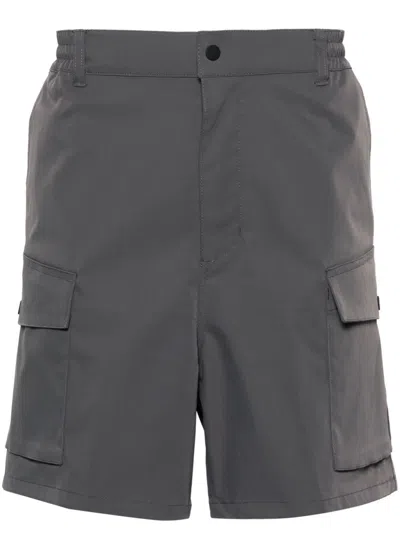 Carhartt Work In Progress Balto Relaxed Fit Twill Cargo Shorts In Grey