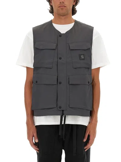 Carhartt "balto" Vest In Gray