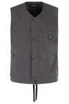 Carhartt Balto Tech Cargo Vest In Gray