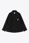Carhartt Barnett Jacket Front Pocket Long Sleeves In Black