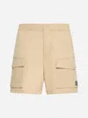 Carhartt Barto Logo Patch Shorts In Balto Short