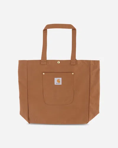 Carhartt Bay Tote Bag Hamilton In Brown