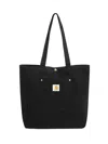 Carhartt Bay Tote Organic Cotton Dearborn Canvas Handbags Black In Black