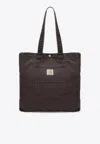 Carhartt Bayfield Tote Bag Front Pocket Design In Brown