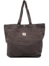 Carhartt Bayfield Tote Bag Front Pocket Design In Purple